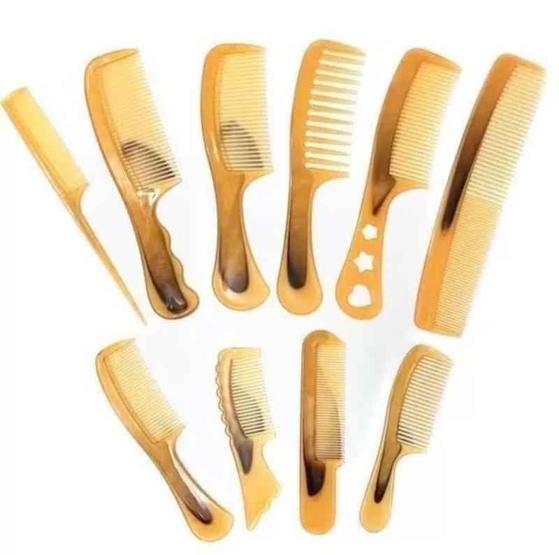 sét 10 lược chải đầu tạo kiểu tóc  kích thuóc to nhỏ khác nhau có  tách phân loại 5 chiếc cho khách mua ít 3