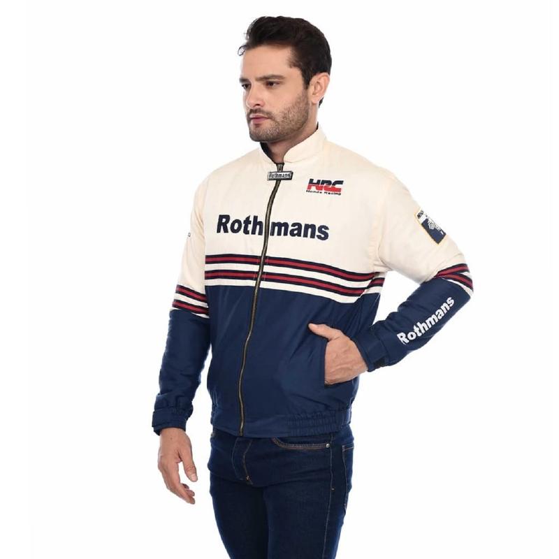 Jaket Honda Rothmans Vintage Harian dan Touring Motor Pria Old Nsr Cbr ...