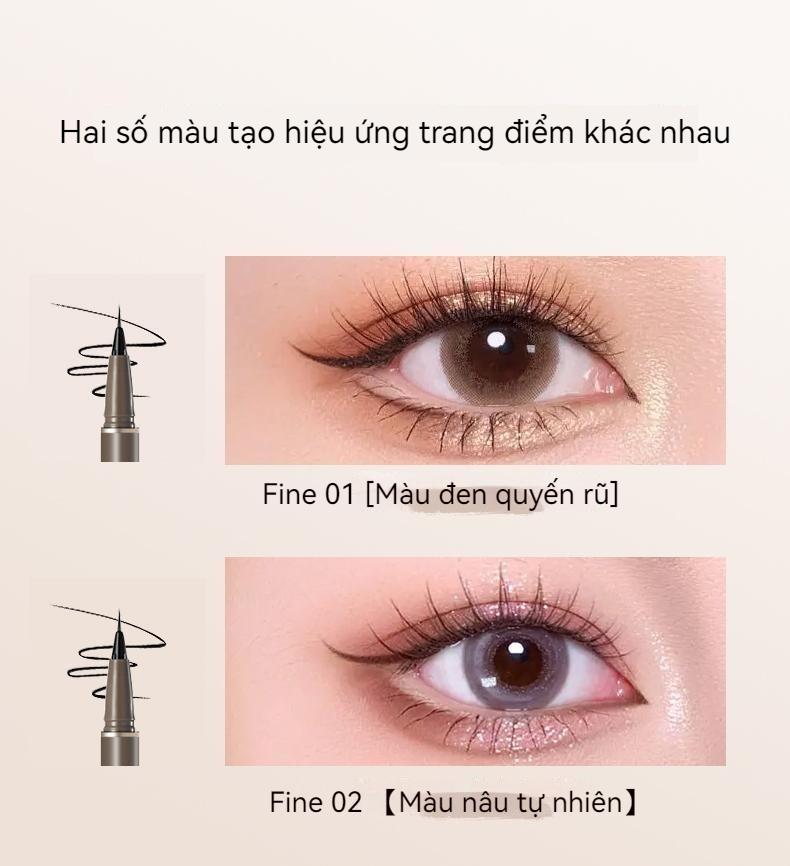 Product Introduction of [Giảm giá dịp lễ] Bút Kẻ Mắt Nữ Mới Làm Quen, Cực Mỏng, Lâu Trôi, Không Thấm Nước, Chống Nhòe, Thích Hợp Cho Lông Mi Dưới, Nhanh Khô, Không Phai Màu, Bút Phấn Mắt, Được Khuyên Dùng Cosmetic Mỹ Phẩm manhua  lashes 6