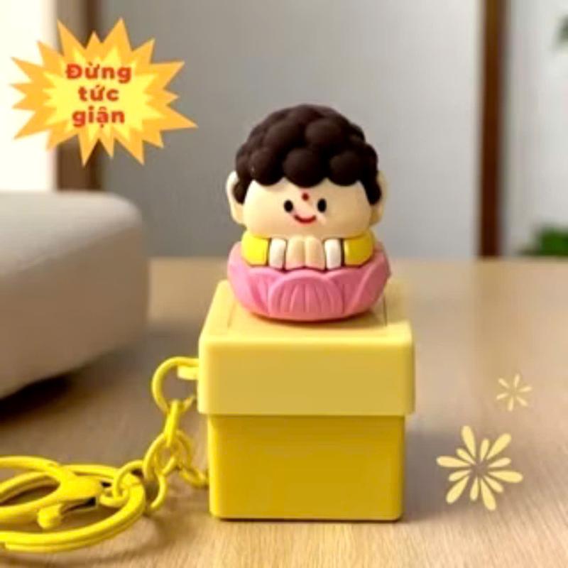 Móc khóa Phật Tụng hài hước âm thanh bản tiếng việt,Móc khóa tịnh tâm  Móc Khoá