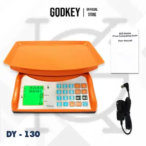 DY - 130 Timbangan 40kg / 40gr Digital Double Display Elektronik Duduk Meja Buah Laundry Telur Sembako Barang Electronic Kitchen Scale 40 Kg