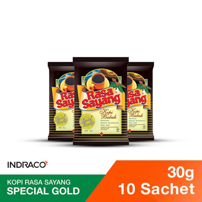 Gambar Rasa Sayang Kopi Special Gold (10 sachets x 30g) dari INDRACO Store Kab. Gresik Tokopedia