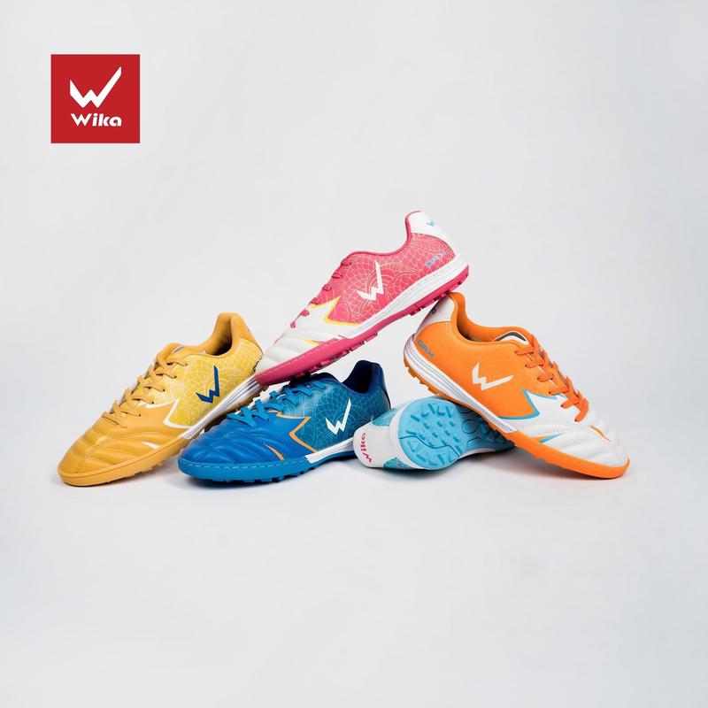 [CÓ MIX MÀU]Giày bóng đá Wika Hoàng Đức DRX [Tặng kèm tất+Bình xịt khử mùi] Sneaker Nam Sport Tập Thể Dục