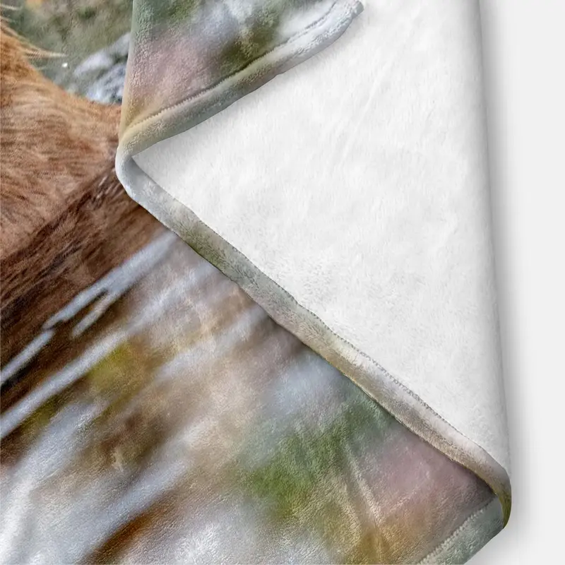 Sunflower Pattern Capybara Design Blanket, Soft Comfortable Throw Blanket, Cool Bedroom Bedding Blankets, Warm Napping Blanket for Home Office Travel Camping 5