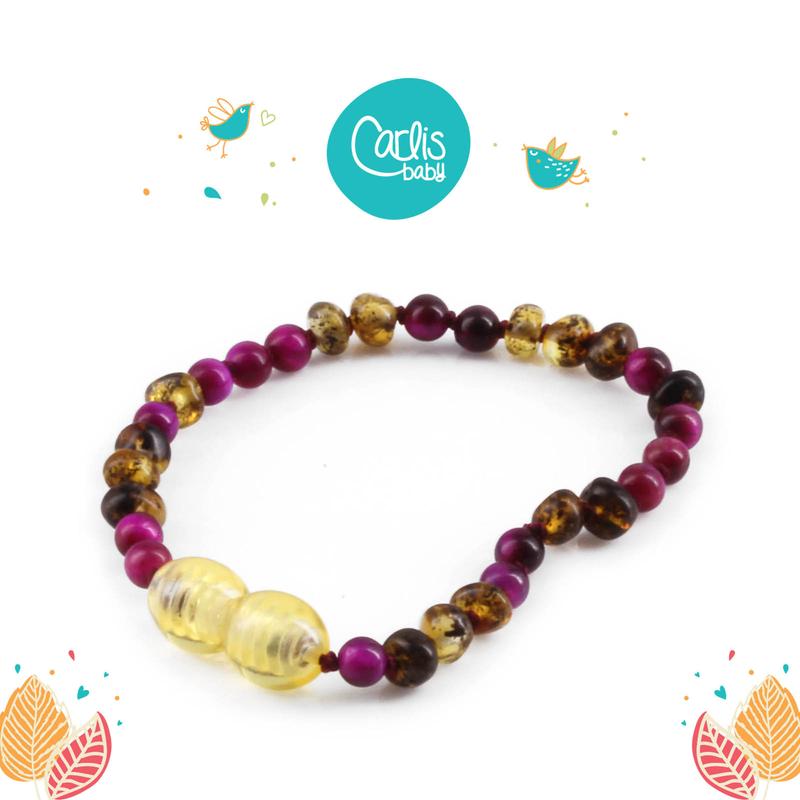 AGL30 Kalung dan Gelang Amber Bayi Tumbuh Gigi Bayi By Carlis Baby. 5