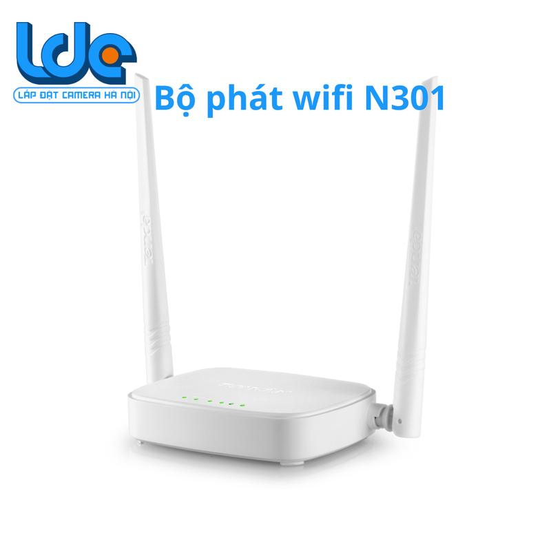  Bộ phát wifi Tenda N301 Wireless 300Mbps có thể làm bộ kích sóng hoặc làm wifi phụ chp camera mà không cần kéo dây 