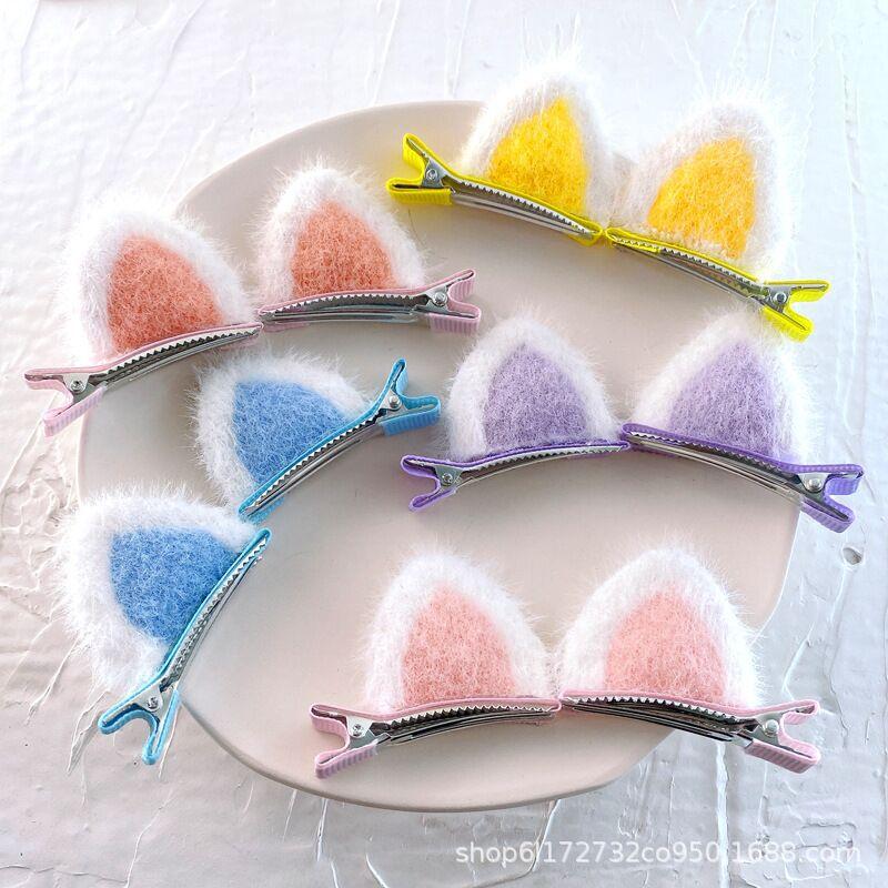 Product Introduction of Kids Hair Clips Cute Cartoon 3D Double Hairpins for Little Girls 4