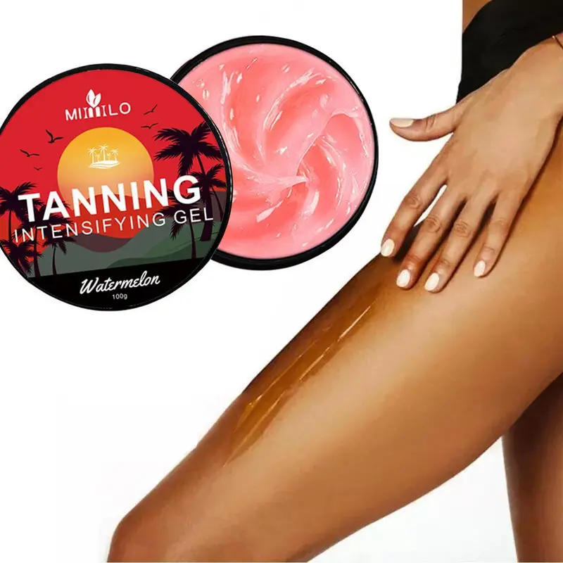 Natural Tanning Cream, Moisturizing Body Tanning Intensifying Cream, Hydrating Body Care Products for Women and Men, Skin Care Product for Daily Use 3
