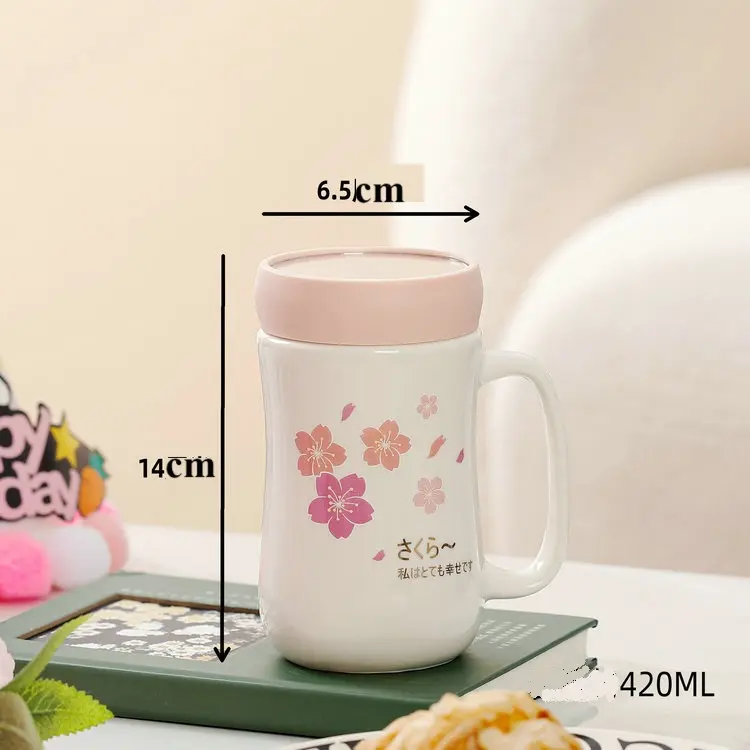 Set cốc ly sứ kèm hộp, khăn gấu làm quà tặng sang trọng CHOOAH SETCOCHOA98 2