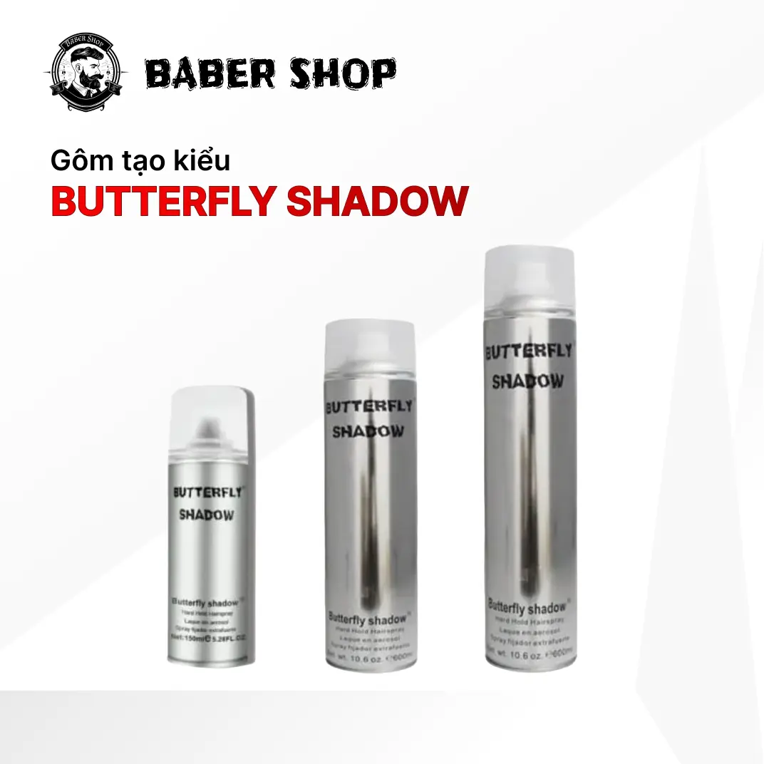 Gôm xịt tóc Bạc Butter L2 600ml/320ml/150ml tạo giữ nếp tóc cả ngày