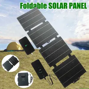 BUHESHUI Panel Surya Solar Foldable Monocrystalline 14W - CP-14