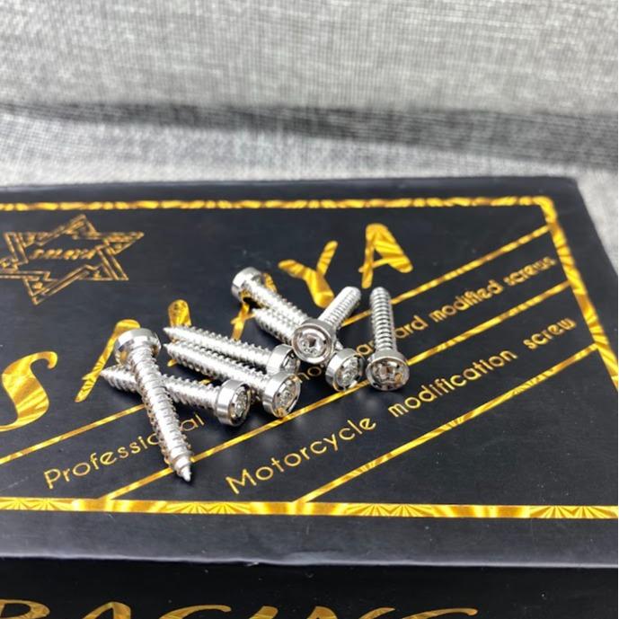 2 Ốc Đèn Hậu Sau 4x23mm Salaya Inox 304 Lắp Dòng Xe Sirius ,Wave Phụ Kiện ( Ốc Dài Hơn Zin)