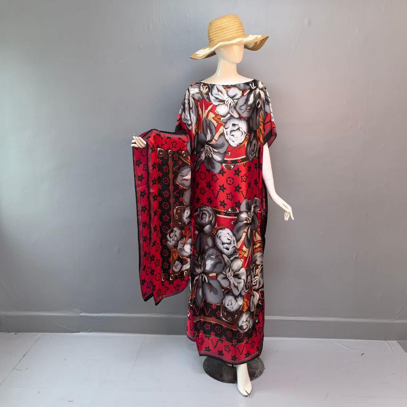 Product Introduction of 2024 spring and summer new loose simple atmosphere temperament celebrity light luxury thin Muslim dress dress 2