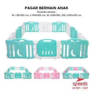 SPEEDS Pagar Anak Babyfance Playpen Prosotan Kuda kudaan Mainan Anak Pagar Pagar Bayi Set 001-1201