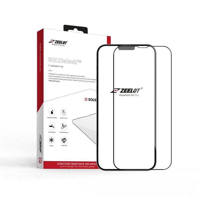 Miếng dán cường lực 2.5D bảo vệ màn hình Miếng dán bảo vệ camera cho iPhone từ 13 14 15 16 series SOLIDsleek Zeelot