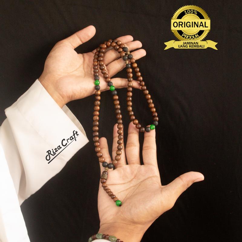 Tasbih kayu gaharu asli super original wangi 99 butir Aesthetic 7