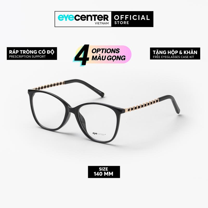   B158  Gọng kính cận nữ chính hãng EYECENTER #B158 nhựa phối kim loại chống gỉ cao cấp nhập khẩu  by Eye Center Vietnam 