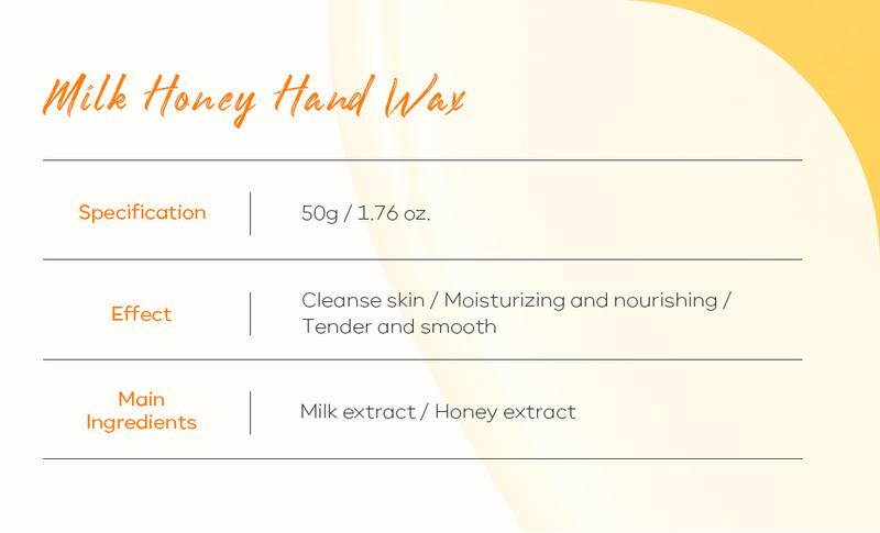 Product Introduction of Cross-Border Quiet Milk Honey Hand Wax Mask 50G Nourishing, Hydrating and Moisturizing Hand Care Skin Care Products in Stock Wholesale Nail Moisturizer Moisture Hydrate 23
