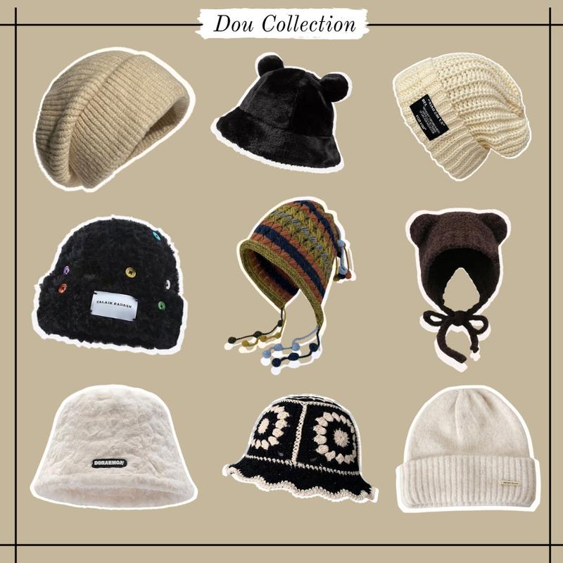 Mũ len unisex nam nữ trơn Nón len dệt kim phong cách ulzzang thời trang Hàn Quốc thu đông 2025 - Mã NL01