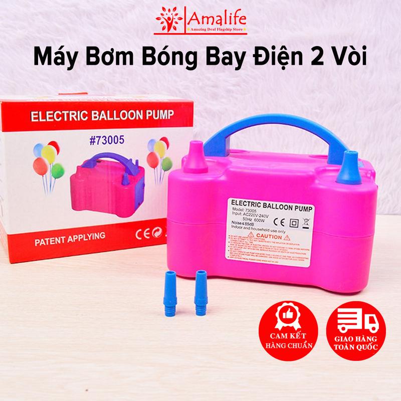 Máy Bơm Bóng Bay Chạy Điện – Máy Bơm Bong Bóng 2 Vòi Chạy Bằng Điện Công Suất Lớn Cao Cấp Chính Hãng Amalife