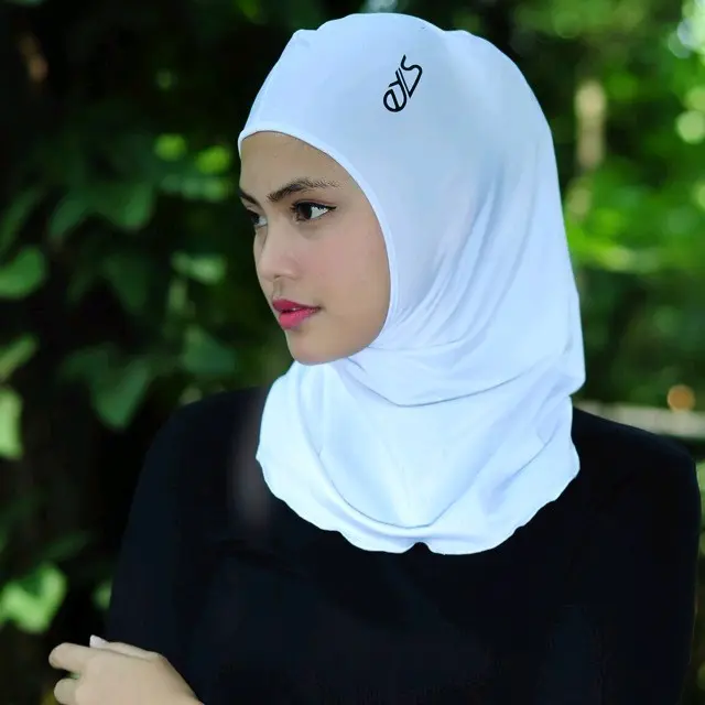 Hijab Olahraga EYS Jilbab Olahraga Indoor Outdoor Bahan Adem Nyaman Basic Kerudung Instan Muslim Standar Bergo Sekolah 4