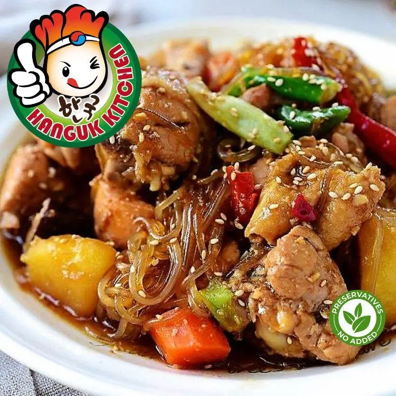 [TF][HEAT & SERVE] Andong Jjimdak(Soy Braised Chicken Stew)500g- By Hanguk Kitchen Korean Food Mart