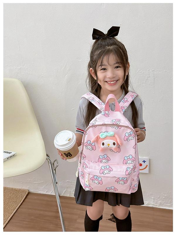 Product Introduction of Girl's Backpack Girls' Schoolbag New Cartoon Backpack Schoolbag Children Kindergarten Pudding Dog Child Cinnamon Dog Baby Going Out Light Backpack 12