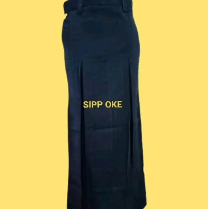 SIPP OKE rok span belah dua terlaris/seragam sekolah kekinian/bawahan viral/fashion wanita terbaru/seragam sekolah smp sma Panjang Bawahan Biru Seragam Sekolah Murah 4