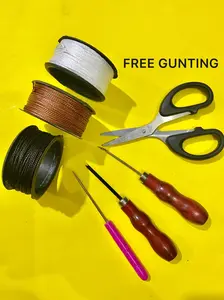 (FREE GUNTING) 3 BENANG (HITAM,COKLAT,PUTIH) + JARUM SURSUK PENYAYAT + JARUM SOL SEPATU + JARUM PENUSUK PENANDA LUBANG