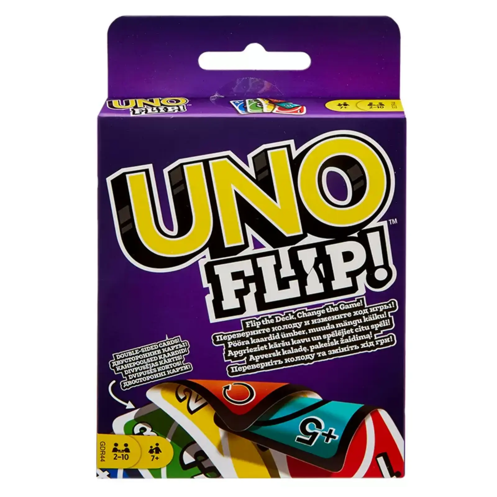UNO FLIP Card Game Cards Toy For Kids And Adults Family Game For Camping & Travel Education Creative Fun Family Relationship Party Happy Time Enhences Family Bonding Social Interaction Strategic Thinking Eerly Education Stress Relief  Uno Wild Uno Flip