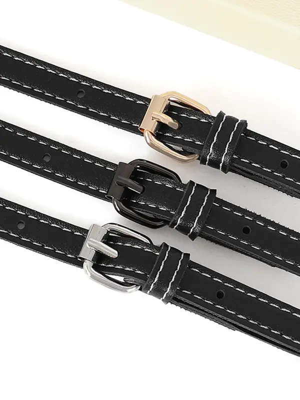 Adjustable Strap for Bag, Fashionable Pu Leather Bag Strap for Women's Handbag, Casual Trendy Versatile High-quality Daily Commuting Bag Strap 4