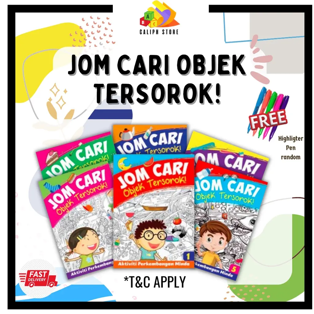 Jom Cari Objek Tersorok Cari Gambar Tersembunyi Buku Aktiviti Masa Lapang  | Lets Find Picture Hidden Picture Books