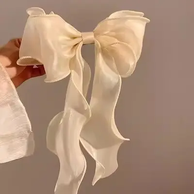 Kẹp Tóc Nàng Tiên Cá Ji, Siêu Thanh Lịch, Thiết Kế Lung Linh Tinh Xảo, Nút Thắt Lớn, Kẹp Trên Streamer, Thích Hợp Cho Bé Gái Mùa Hè, Phong Cách Người Nổi Tiếng Trên Internet, Thiết Kế Sau Đầu, Phụ Kiện Tóc Thanh Lịch, Hàng Mới Về kepto  cnotieuthu Women 3