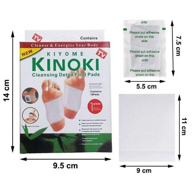 Foot Patch Cleansing Foot Pads Kaki Pembersih Kinoki Cleansing Foot Pad Foot Treatment Remedies improve sleep Mask