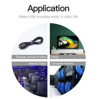 Gambar Vention KAA Kabel TIE Winder Protector Earphone Velco Organizer - KAA - BLACK, 1m - BLACK, 1 Meter dari Vention Authorized Malang Kota Surabaya 2 Tokopedia