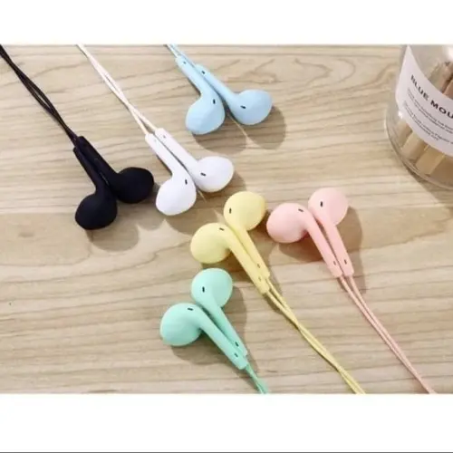 Headset Mega Bass / Handsfree U-19 Macaron Mate Color Hifi Extra Bass Earphone Headphones Wire