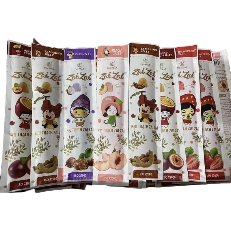 Thạch Zaizai Đức Hạnh Dài Túi 0,5kg - Đồ Ăn Vặt Thuỷ Béo Snack Food Táo Xanh Làm Mát Bánh Pudding Sữa Trứng & Thạch ổi tủ đựng chén
