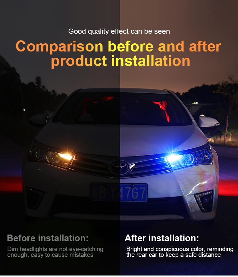 Product Introduction of 【24-hour shipping+free shipping+COD】LED 2PcsT10 strobe decorative light car light W5W Canbus flashing bulb for car width light strobe gap indicator 12V 14