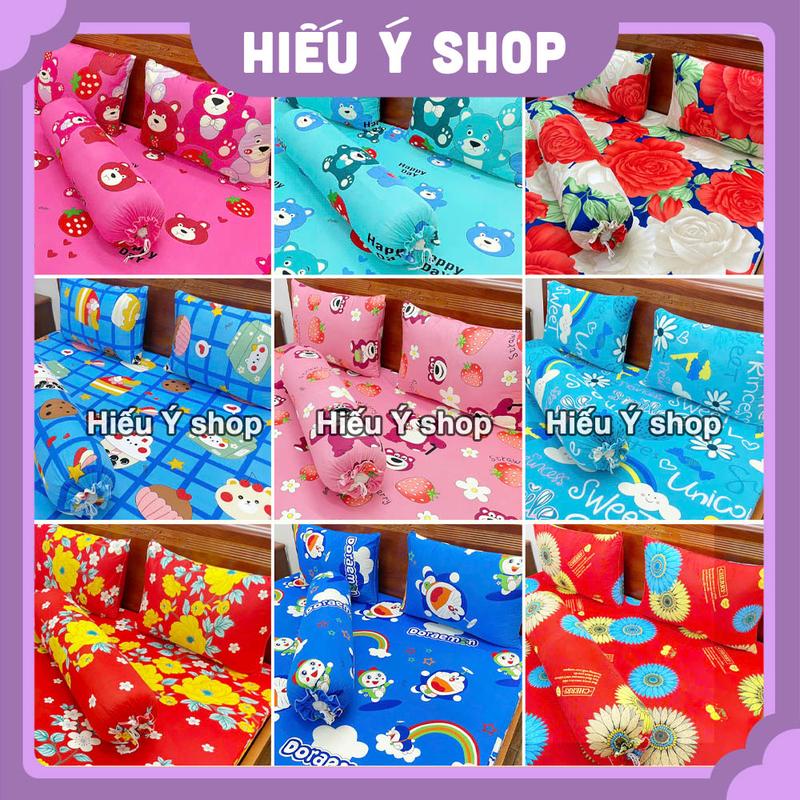 2 áo gối + 1 vỏ ôm thun lạnh HQ siêu mềm mát Mùng mền Hiếu Ý