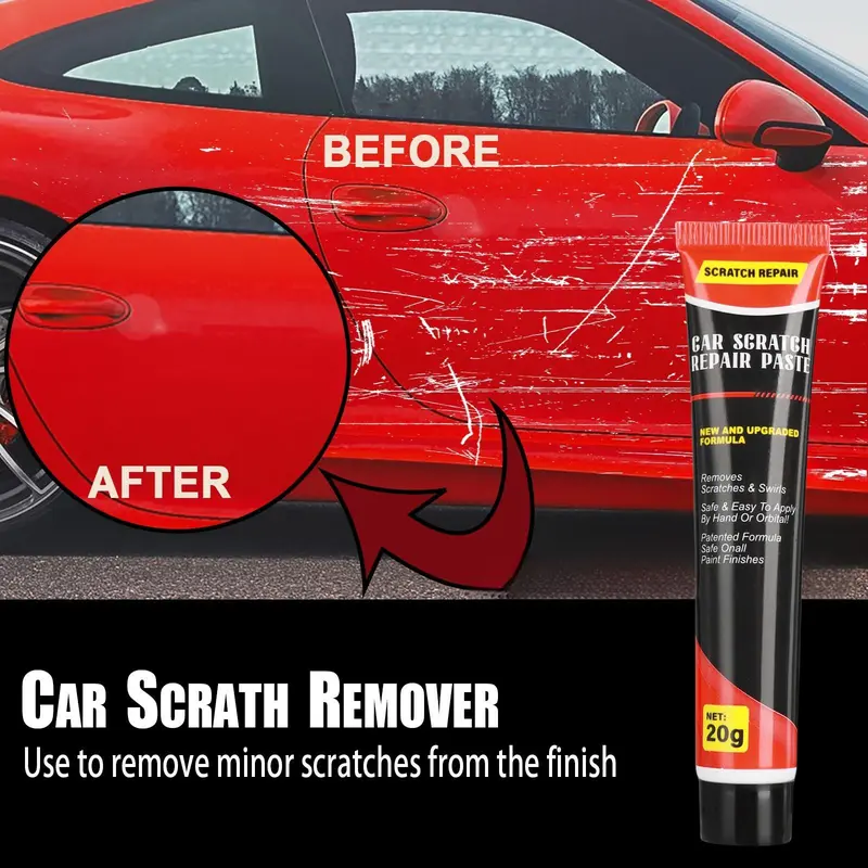 Car Scratch Repair Paste, Car Scratch Repair Paint, Professional Car Scratch Removal Polishing Wax, Car Paint Care Product for Deep Scratch Repair, Car Scratch Remover, Car Paint Waxing, Car Detailing Kit 3