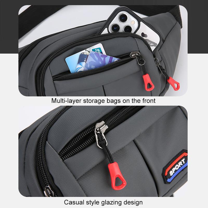 Product Introduction of Men Women Fanny Pack Crossbody Bag Fashion Waist Pack for Travel Hiking Running 13