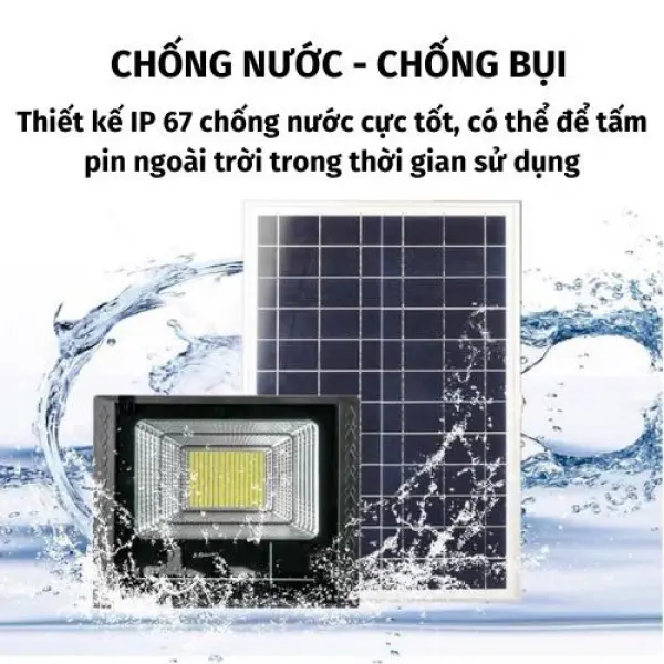 [MẪU MỚI] Đèn Năng Lượng Mặt Trời Mã 1500W – Kích Thước Đèn 21x26cm, Pin 24x35cm, Công Suất Thực 30-40W, Chống Nước IP68, Tiết Kiệm Điện, Tích Điện Lâu Dài, Chiếu Sáng Hiệu Quả, Phù Hợp Sân Vườn, Nhà Xe, Ngoài Trời – Đèn 200K. chinh  hang