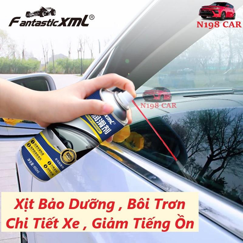 Chai Xịt Gioăng Cửa Kính Ô Tô ,Chống Kẹt Kính Bảo Dưỡng Cao Su Cửa Nóc Xe Hơi N198car   +   Mua 1 chai tặng kèm 1 khăn nước  lau