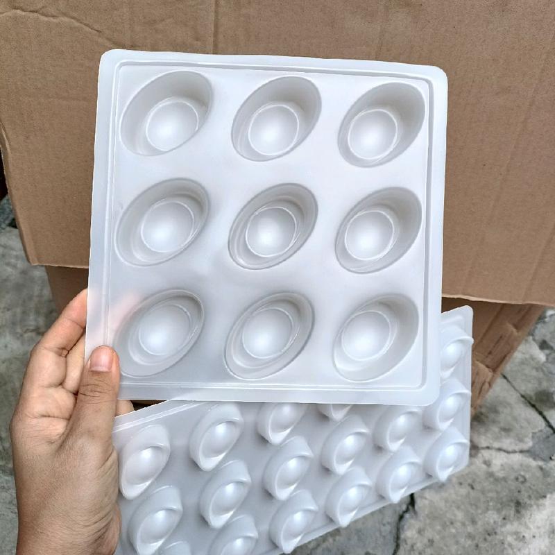 Khuôn thỏi vàng vỉ 9, 18, 1,2,khuôn dùng làm thạch rau câu, khay đá chất liệu silicon, nhựa NHIENCAKE 5