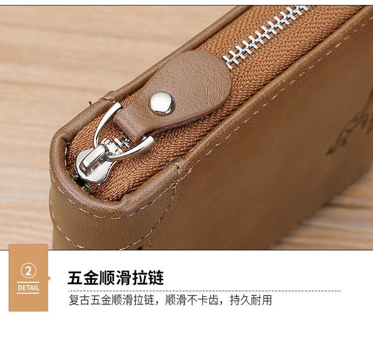 Product Introduction of Ví Nam, Hàng Thật, Ví Bỏ Túi Có Khóa Kéo, Làm Bằng Da, Thích Hợp Cho Học Sinh Trẻ, Gấp Ngang, Thời Trang, Phong Cách Sang Trọng Ngắn, Hàng Chính Hãng 17