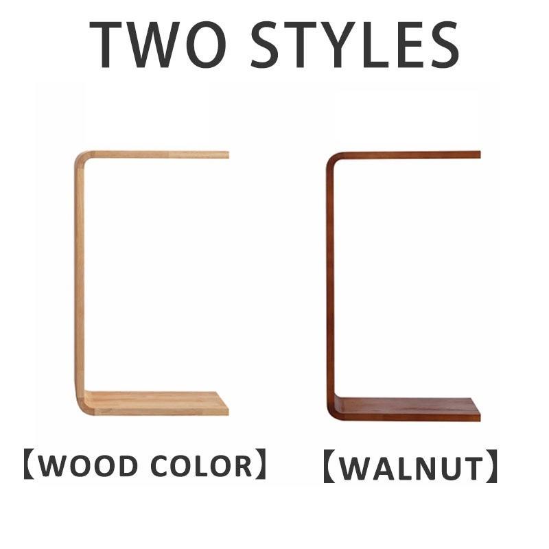 Product Introduction of 【SG-STOCK】Side Table， Solid Wood U-shaped Bedside Table， C-shaped Storage Rack， Corner Creative Living Room Coffee Table 7