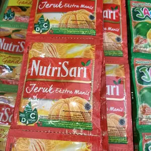 nutrisari jeruk extra manis  isi 10 pcs