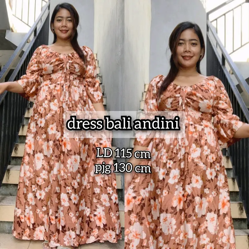 DRESS BALI ANDINI MOTIF Panjang 5