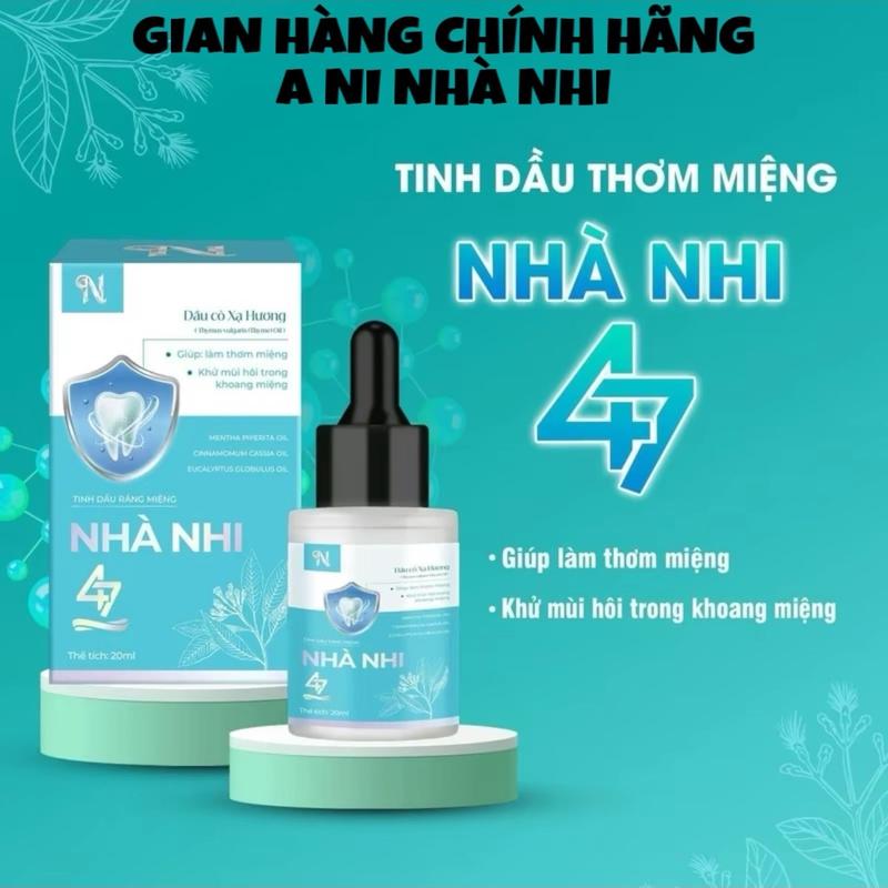 CHÍNH HÃNG - SERUM Khử Hôi Miệng Nhà Nhi47 - Dung tích 20ml Xịt Miệng dạng serum -Xịt Thơm Miệng Nước Súc Miệng