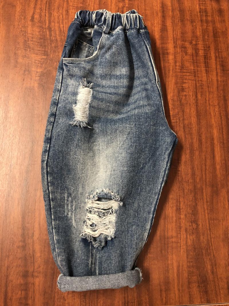 Product Introduction of Quần jean mài dáng baggy form rộng chất jean mềm phong cách cá tính bé trai QJR2202 3